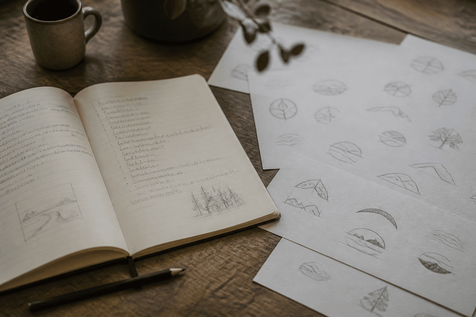 Skip the logo. Write the story first.