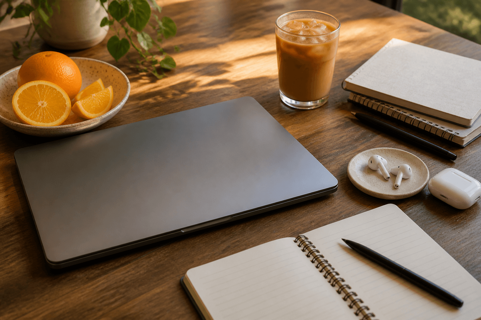 Laptop and notebook representing first-week startup diagnosis work